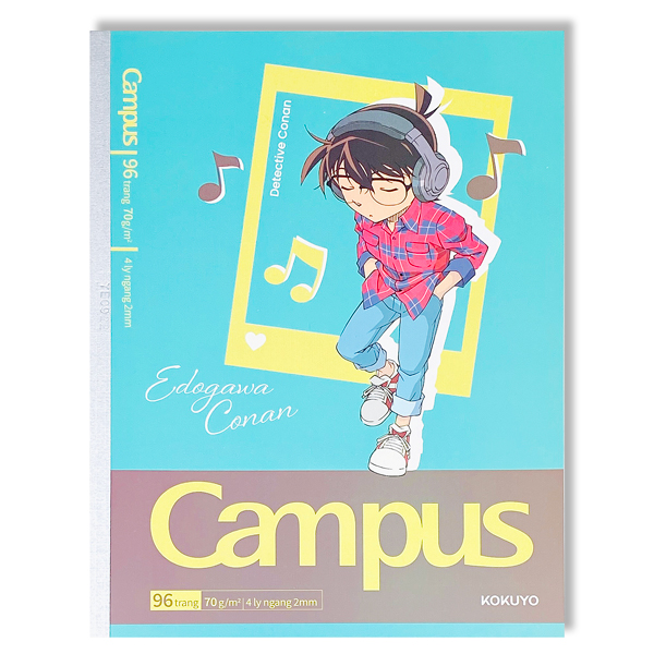 Tập Học Sinh Conan - 4 Ly Ngang - 96 Trang 70gsm - Campus NB-A5LY96CON-07
