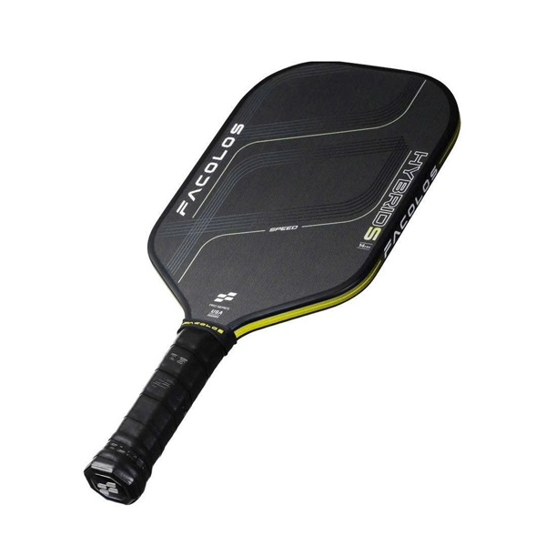 Vợt Pickleball Pro Hybrid E Collection 16mm - Facolos - Màu Vàng