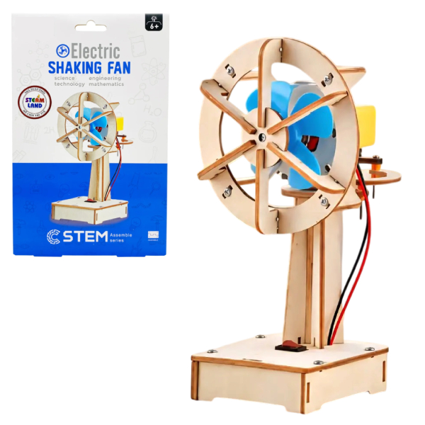 Đồ Chơi Lắp Ráp 3D STEM Bằng Gỗ - Mô Hình Quạt Xoay - Chuang Huang CH2095