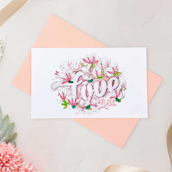 Thiệp Dài Giấy Xoắn - 7.5 x 12 cm - TMC - Mẫu 1