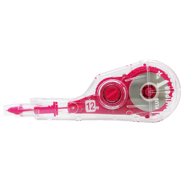 Băng Xóa Kéo Whiper - 5 mm x 12 m - Plus 100-V041 - Màu Hồng