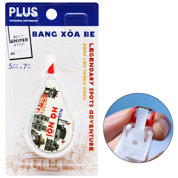 Băng Xóa Be Plus - Legendary Spots Adventure - Danh Lam Thắng Cảnh - 5 mm x 7 m - Plus 100-V043 - Hà Nội