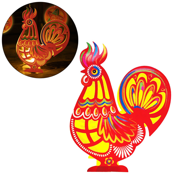 Lồng Đèn Trang Trí - Ký Ức Tuổi Thơ - Hình Gà Mini - Happy Kibu KB00224-002