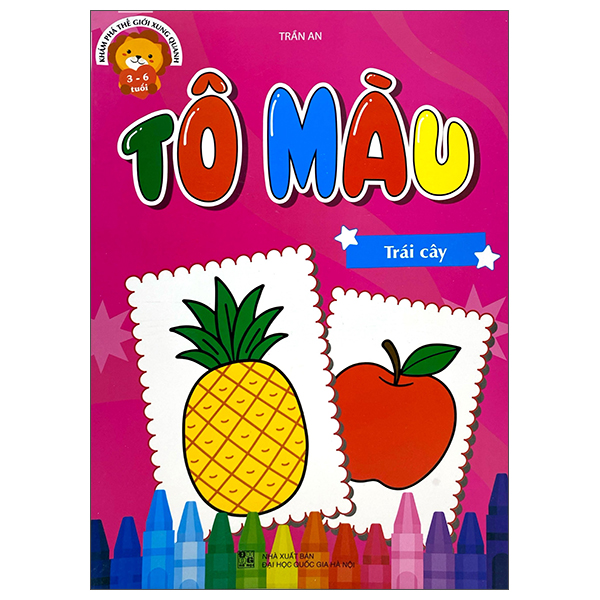 Sách Khám Phá Thế Giới Xung Quanh - Tô Màu Trái Cây - Quốc Kha