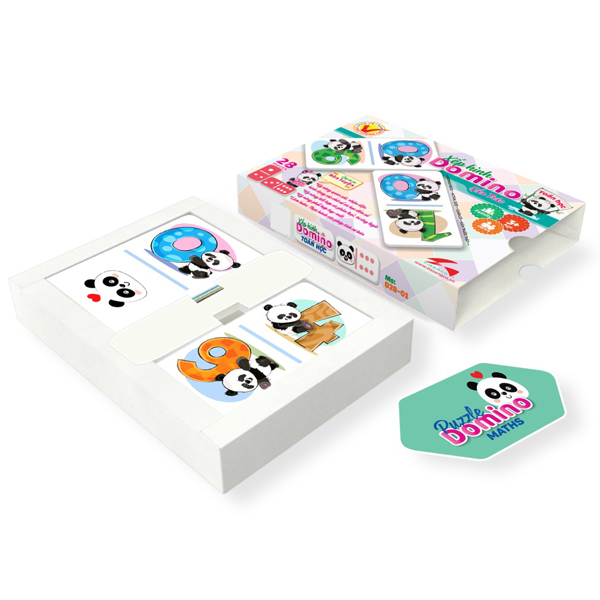 Tranh Xếp Hình Cờ Domino - Tia Sáng (28 Mảnh Ghép) - Gấu Trúc