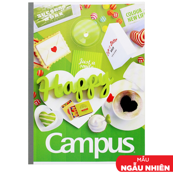 Tập Gift B5 Kẻ Ngang 80 Trang ĐL 58-65g/m2 - Campus NB-BGIF80 (Mẫu Màu Giao Ngẫu Nhiên)