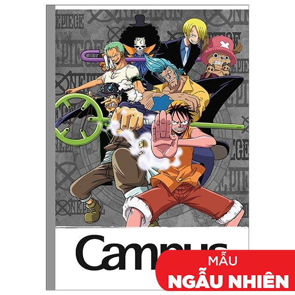 [Phiên chợ sách cũ] Vở One Piece - Kẻ Ngang Có Chấm 120 Trang ĐL 70g/m2 - Campus NB-BOPE120 (Mẫu Màu Giao Ngẫu Nhiên)