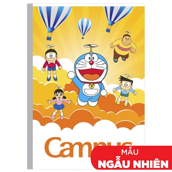 Vở Doraemon B5 4 Ô Ly 80 Trang ĐL 100g/m2 - Campus NB-BDSK80 (Mẫu Màu ...