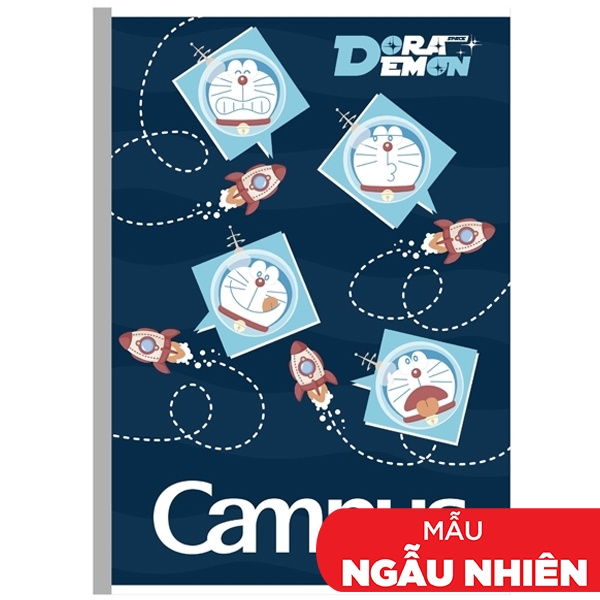 [Phiên chợ sách cũ] Vở Doraemon Smile - B5 Kẻ Ngang Có Chấm 80 Trang ĐL 70g/m2 - Campus NB-BDSM80 (Mẫu Màu Giao Ngẫu Nhiên)