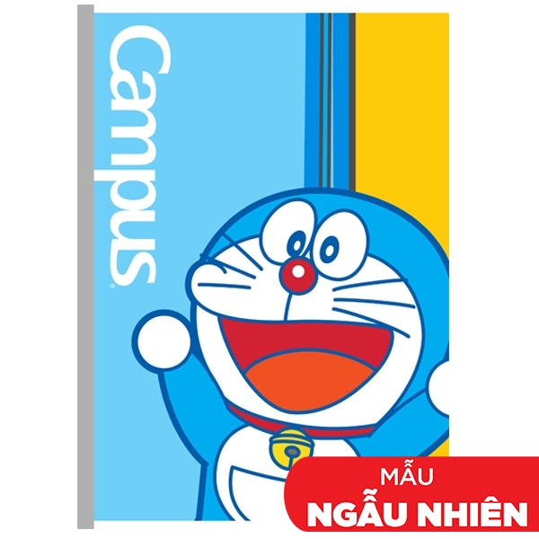 [Phiên chợ sách cũ] Vở Doraemon Smile - B5 Kẻ Ngang Có Chấm 120 Trang ĐL 70g/m2 - Campus NB-BDSM120 (Mẫu Màu Giao Ngẫu Nhiên)