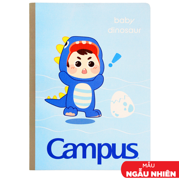 Tập Học Sinh Baby Dinosaur B5 48 Trang - Campus NB-BZO248 (Mẫu Màu Giao Ngẫu Nhiên)