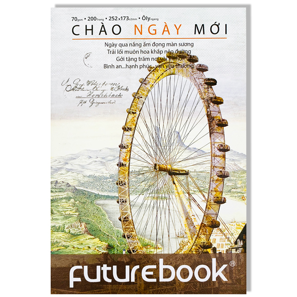 Tập Sinh Viên Chào Ngày Mới B5 - Ô Ly Ngang - 200 Trang 70gsm - futurebook DK-222 - London Eye
