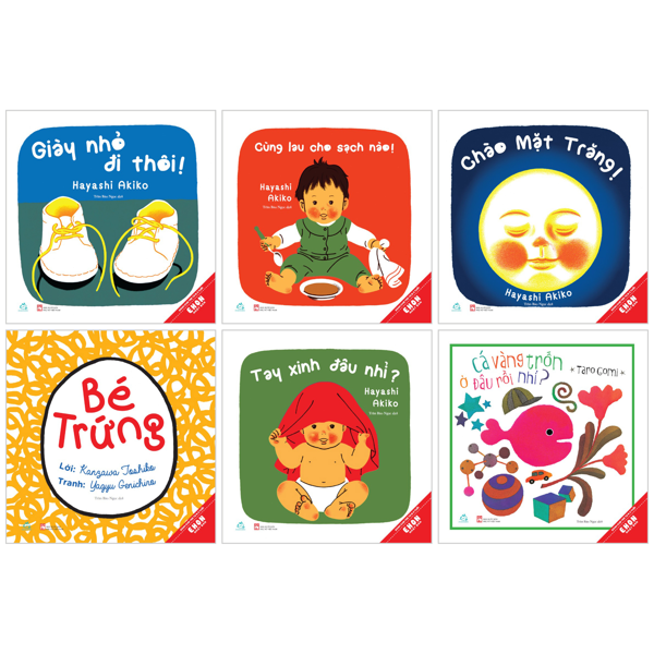 Bộ Sách Ehon Nhật Bản - Giờ Chơi Của Bé - Dành Cho Trẻ 0-3 Tuổi (Bộ 6 Cuốn)