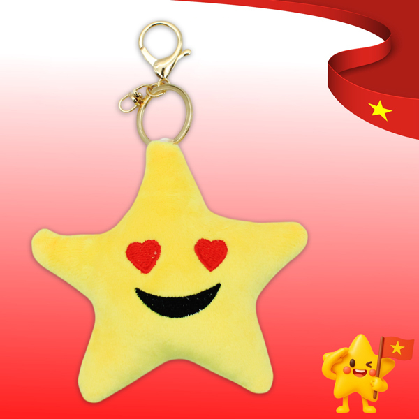 Móc Khóa A80 Treo Túi Hình Ngôi Sao - 12 cm - Màu Vàng