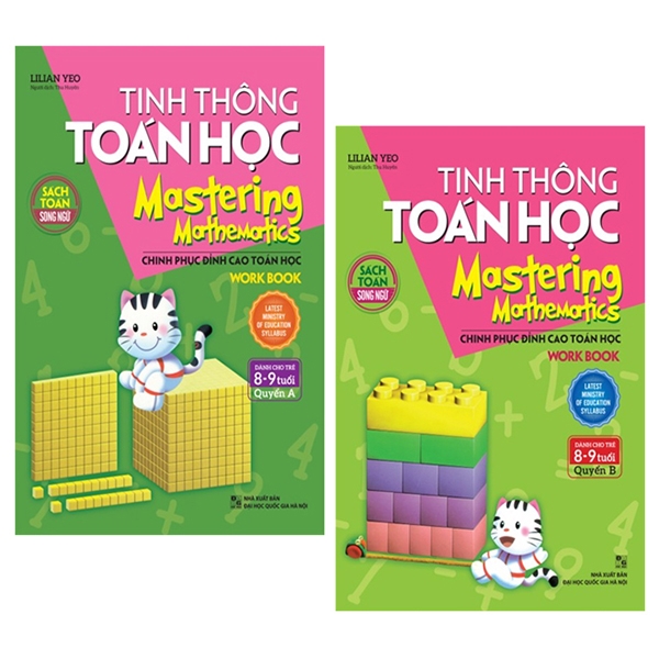 Combo Tinh Thông Toán Học Mastering Mathematics - Work Book - Quyển A Và B (Dành Cho Trẻ 8 - 9 Tuổi) (Bộ 2 Quyển)