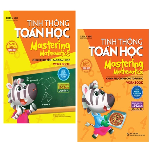 Combo Tinh Thông Toán Học - Mastering Mathematics - Dành Cho Trẻ 11-12 Tuổi - Quyển A Và B (Bộ 2 Quyển)
