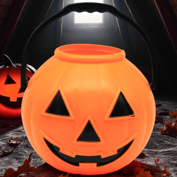 Xô Đựng Kẹo Bí Ngô Halloween 20 cm - Hoàng Thu HT2233