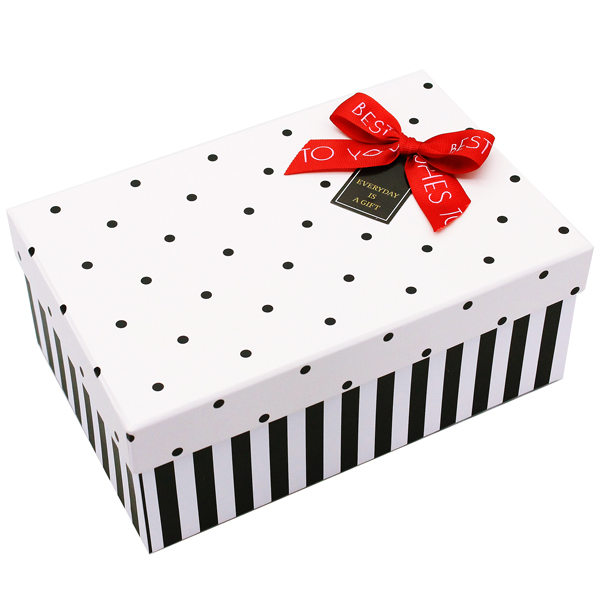 Hộp Quà Có Nơ - Nắp Rời - Size 18 x 10 cm - Linh Lan N181007MI-N2 - Mẫu 13
