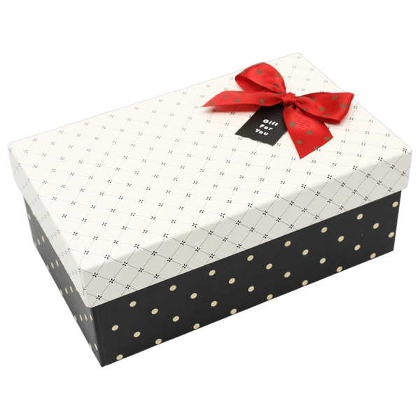 Hộp Quà Có Nơ - Nắp Rời - Size 18 x 10 cm - Linh Lan N181007MI-N2 - Mẫu 18