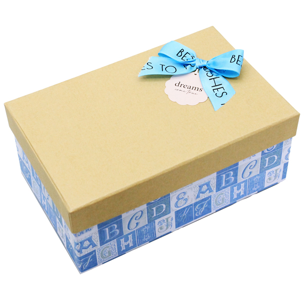 Hộp Quà Có Nơ - Nắp Rời - Size 22 x 14 cm - Linh Lan N221409MI-N2 - Mẫu 12