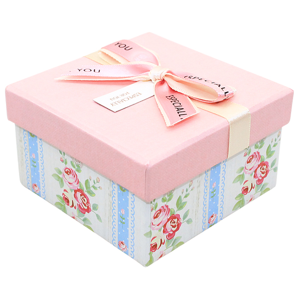 Hộp Quà Cao Cấp Có Nơ - Nắp Rời - Size 10 x 10 x 6 cm - Linh Lan V1006ORI-V1 - Mẫu 11
