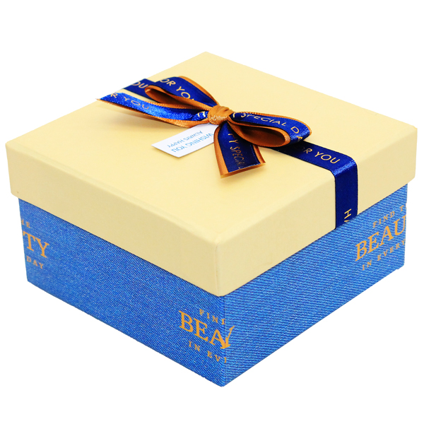 Hộp Quà Cao Cấp Có Nơ - Nắp Rời - Size 12 x 12 x 7 cm - Linh Lan V1207ORI-V1 - Mẫu 8