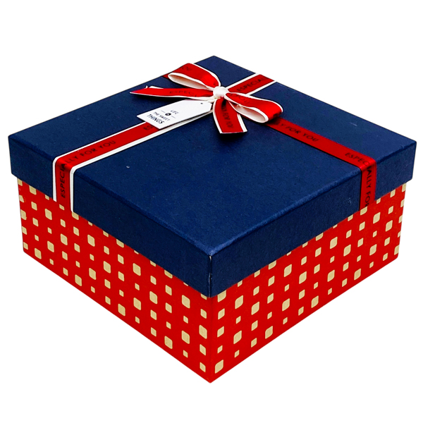 Hộp Quà Cao Cấp Có Nơ - Nắp Rời - Size 18 x 18 x 9 cm - Linh Lan V1809ORI-V2 - Mẫu 13