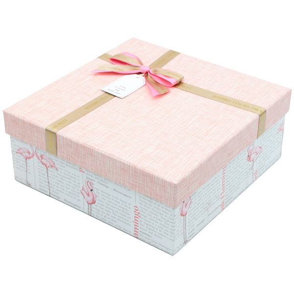 Hộp Quà Cao Cấp Có Nơ - Nắp Rời - Size 22 x 22 x 9 cm- Linh Lan V2209ORI-V3 - Mẫu 6
