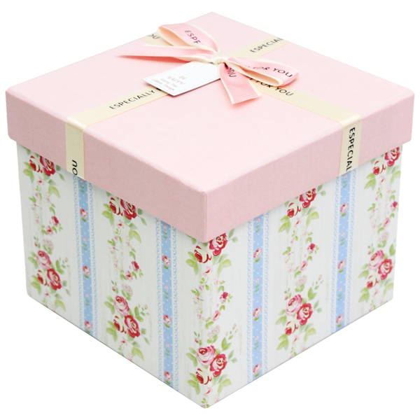 Hộp Quà Cao Cấp Có Nơ - Nắp Rời - Size 16 x 16 x 14 cm - Linh Lan VT1614ORI-V4 - Mẫu 9