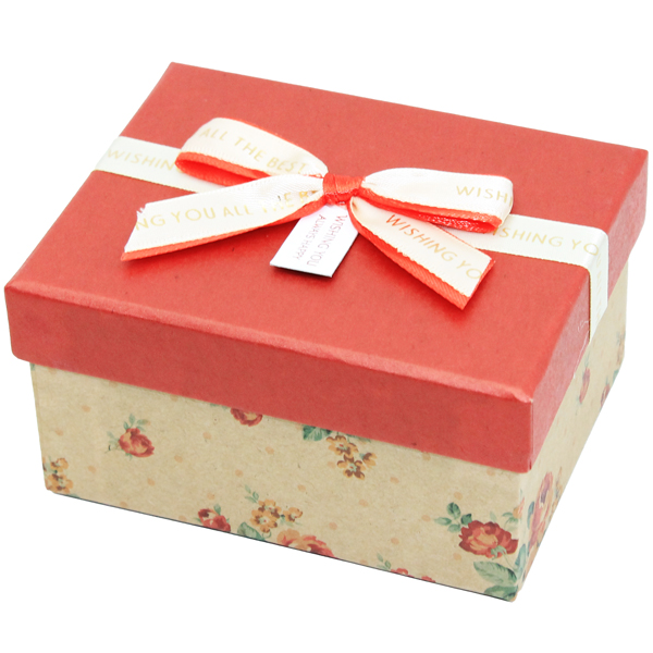 Hộp Quà Cao Cấp Có Nơ - Nắp Rời - Size 13 x 10 x 7 cm - Linh Lan N131007ORI-N1 - Mẫu 14