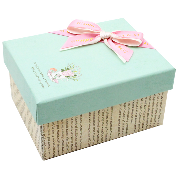 Hộp Quà Cao Cấp Có Nơ - Nắp Rời - Size 13 x 10 x 7 cm - Linh Lan N131007ORI-N1 - Mẫu 6