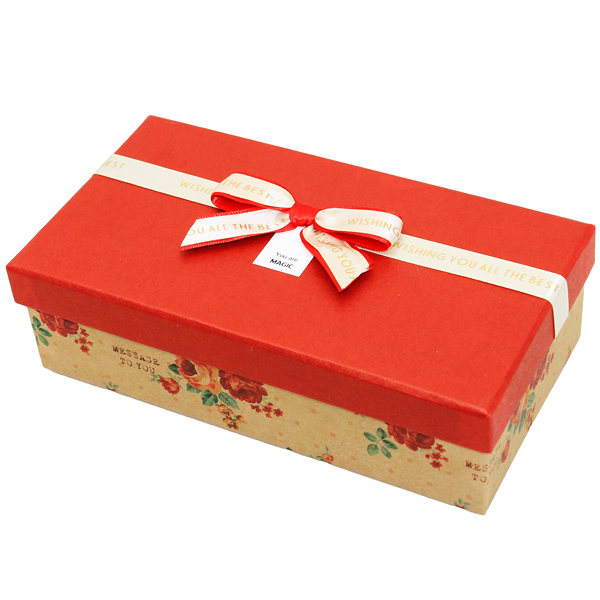 Hộp Quà Cao Cấp Có Nơ - Nắp Rời - Size 21 x 11 x 6 cm - Linh Lan N211106ORI-N2 - Mẫu 7