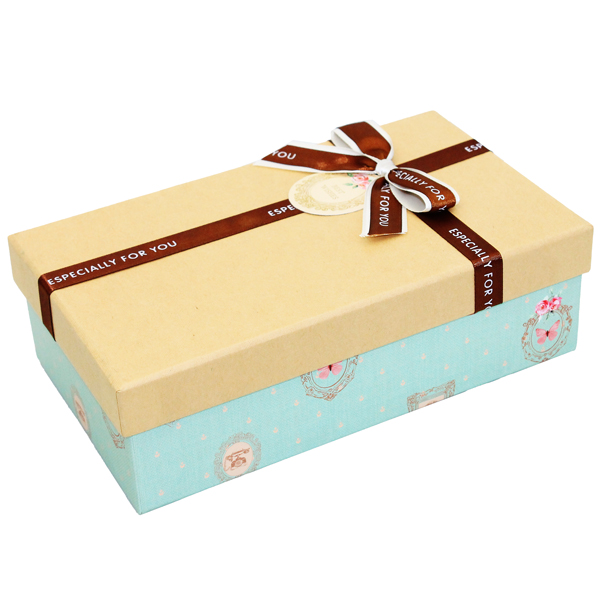 Hộp Quà Cao Cấp Có Nơ - Nắp Rời - Size 23 x 13 x 7 cm - Linh Lan N231307ORI-N2 - Mẫu 6