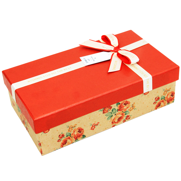 Hộp Quà Cao Cấp Có Nơ - Nắp Rời - Size 23 x 13 x 7 cm - Linh Lan N231307ORI-N2 - Mẫu 9