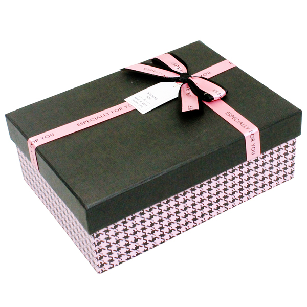 Hộp Quà Cao Cấp Có Nơ - Nắp Rời - Size 25 x 18 x 9 cm - Linh Lan N251809ORI-N3 - Mẫu 13