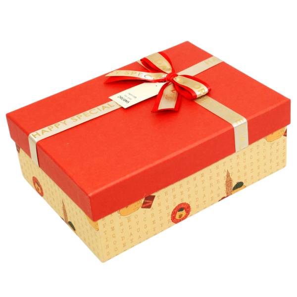 Hộp Quà Cao Cấp Có Nơ - Nắp Rời - Size 25 x 18 x 9 cm - Linh Lan N251809ORI-N3 - Mẫu 17