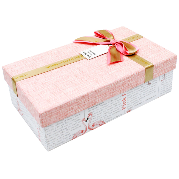 Hộp Quà Cao Cấp Có Nơ - Nắp Rời - Size 28 x 20 x 10 cm - Linh Lan N282010ORI-N3 - Mẫu 12