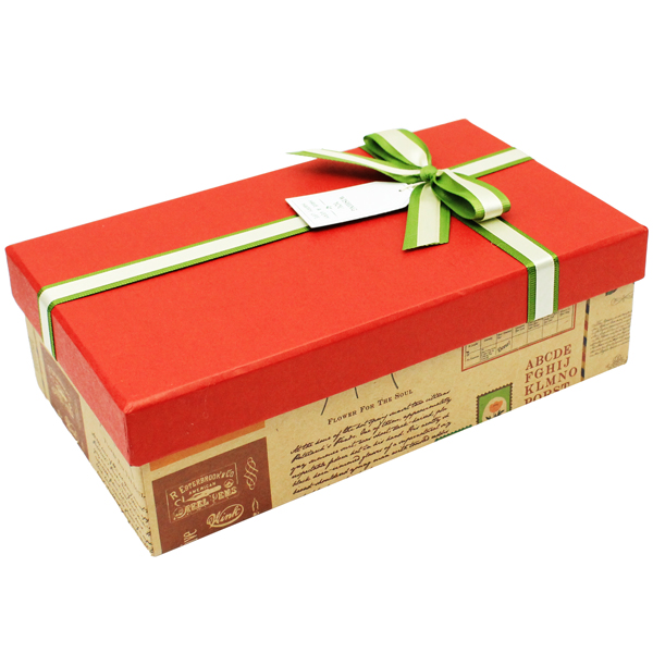 Hộp Quà Cao Cấp Có Nơ - Nắp Rời - Size 28 x 20 x 10 cm - Linh Lan N282010ORI-N3 - Mẫu 13