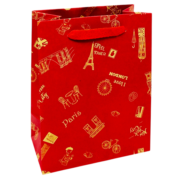 Túi Đựng Quà Kraft Dạng Đứng - Size M - Linh Lan - Mẫu 21