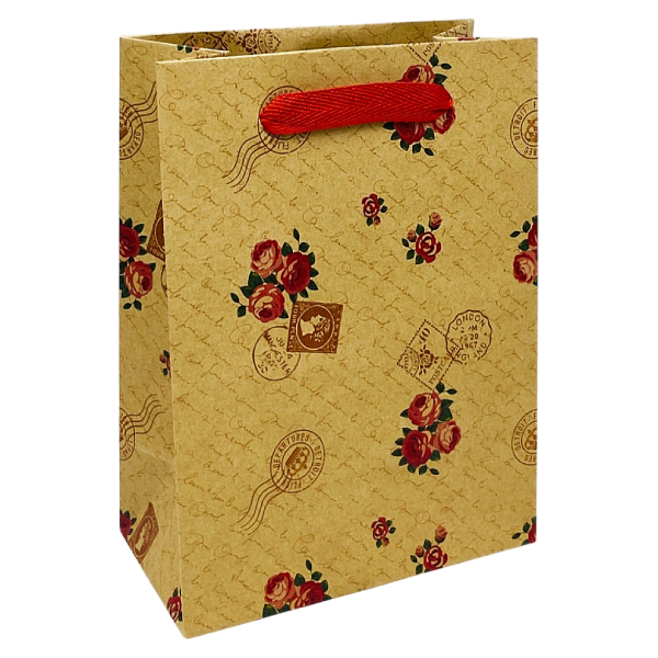 Túi Đựng Quà Kraft Dạng Đứng - Size M - Linh Lan - Mẫu 23
