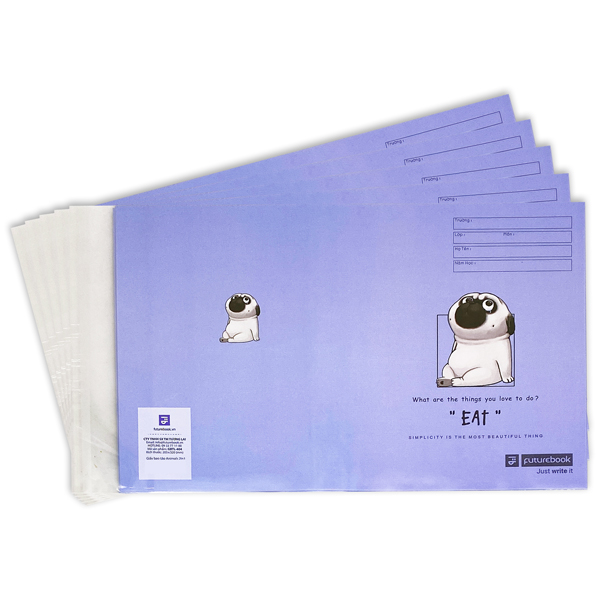 Bìa Bao Vở Nylon Animal 2 In 1 A5 - Futurebook GBTL-406 (5 Tờ/Xấp)