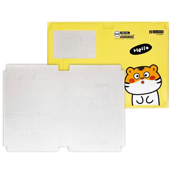 Bao Sách Giáo Khoa Decal - 190 x 265 mm - Futurebook BDC-502 (10 Tờ/Xấp)
