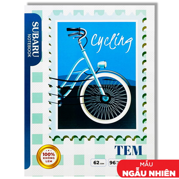 Tập Subaru Tem - 5 Ô Ly Vuông - 96 Trang 62gsm - Vĩnh Thịnh A091-V1 (Mẫu Bìa Giao Ngẫu Nhiên)