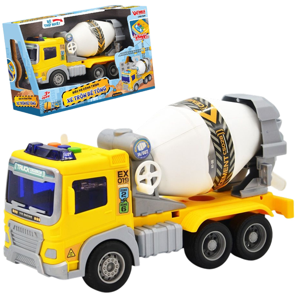 Đồ Chơi Mô Hình Xe Công Trình - Xe Trộn Bê Tông - Winka DK81369