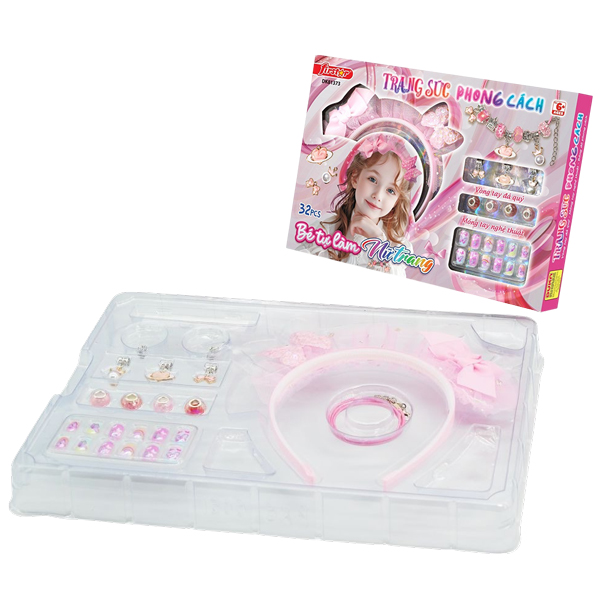 Đồ Chơi Bé Tự Làm Nữ Trang - Trang Sức Phong Cách - Firstar DK81373