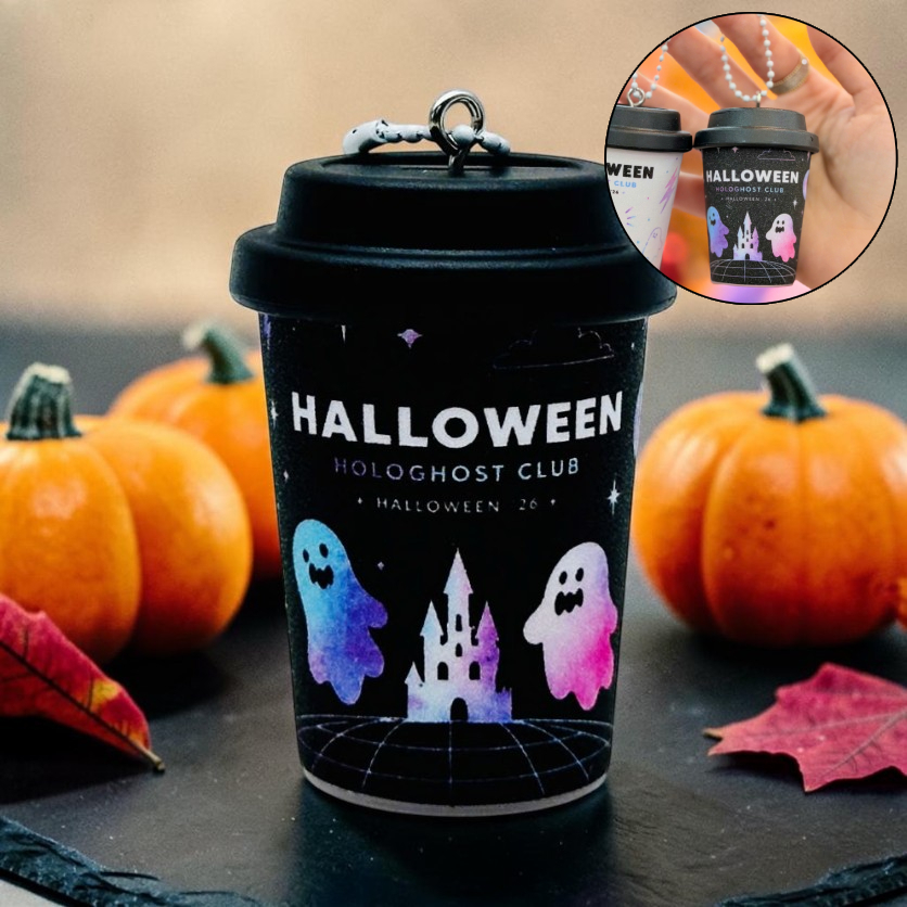 Móc Khóa Ly Cà Phê Mini Halloween - Meilia Wholemart