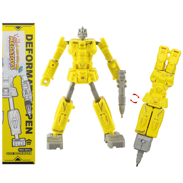 Đồ Chơi Bút Biến Hình Robot - Hang Wing LM658-2 - Màu Vàng