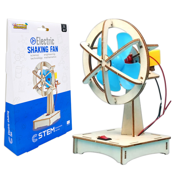 Đồ Chơi Lắp Ráp Stem Bằng Gỗ - Quạt Mini Bao Gồm Động Cơ - Chuang Huang CH2095