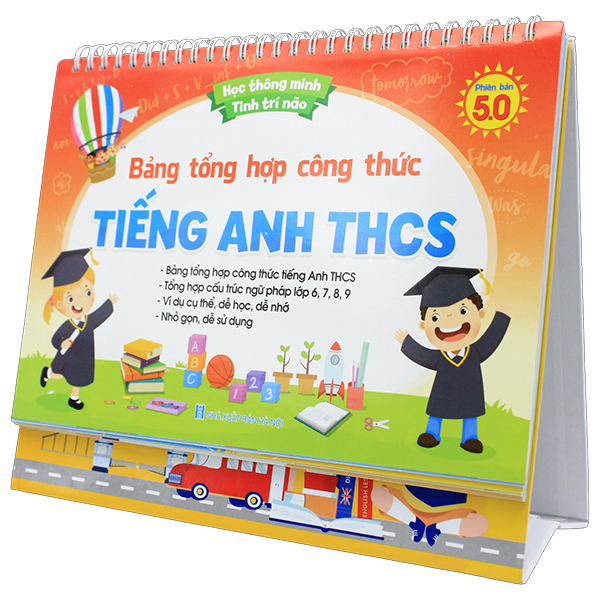 Sách Bảng Tổng Hợp Công Thức Tiếng Anh THCS - Hợp Trang