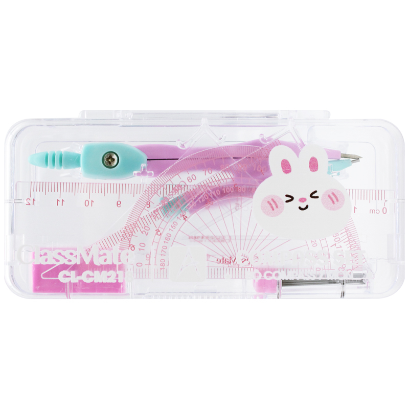 Compa Classmate Bộ Compa 7 Món - Bút Chì Kim Hình Thỏ - ClassMate CL-CM218 - Màu Hồng ...